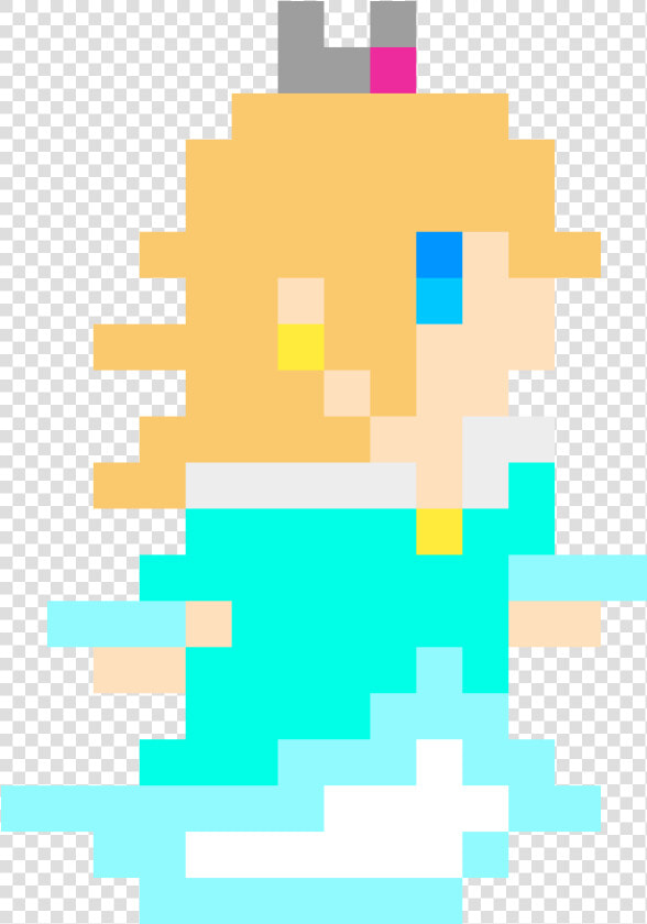 Rosalina Pixel Art   Rosalina And Luma Pixel  HD Png DownloadTransparent PNG