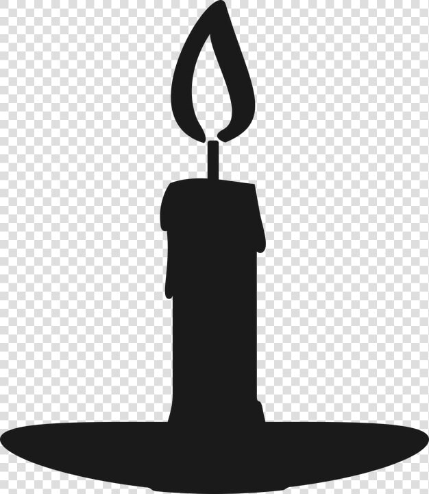 Silhouette  Candle  Gray  Vector  Icon  Shadow  Fire   Candle Clipart Black And White Png  Transparent PngTransparent PNG