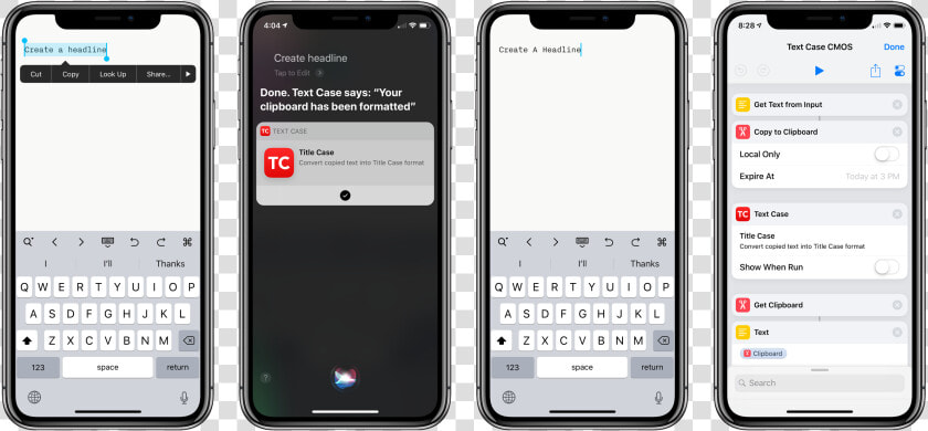 Using Text Case With Siri And Embedding It In A Custom   Ios 13 Files App  HD Png DownloadTransparent PNG