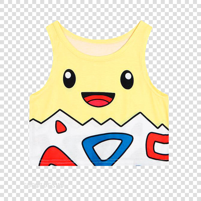 Crop Top Togepi   Png Download   Sleeveless Shirt  Transparent PngTransparent PNG