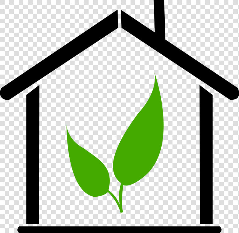 Line Art plant flora   Eco Friendly House Icon  HD Png DownloadTransparent PNG