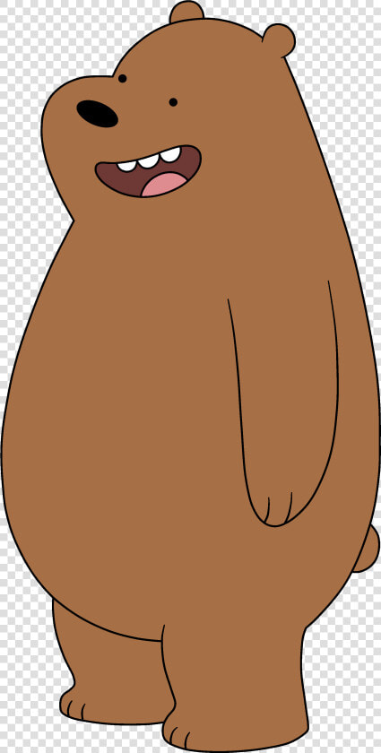 We Bare Bears Grizz Standing  HD Png DownloadTransparent PNG