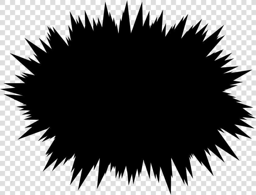 Spiky Shape Silhouette Clip Arts   Illustration  HD Png DownloadTransparent PNG