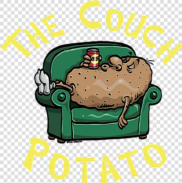 Couch Potato Couchpotato Lazy Lazyday Me Mood Tired   Couch Potato  HD Png DownloadTransparent PNG