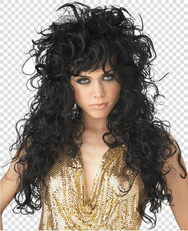 Seduction Black Wig   Female Rockstar Outfit Ideas  HD Png DownloadTransparent PNG