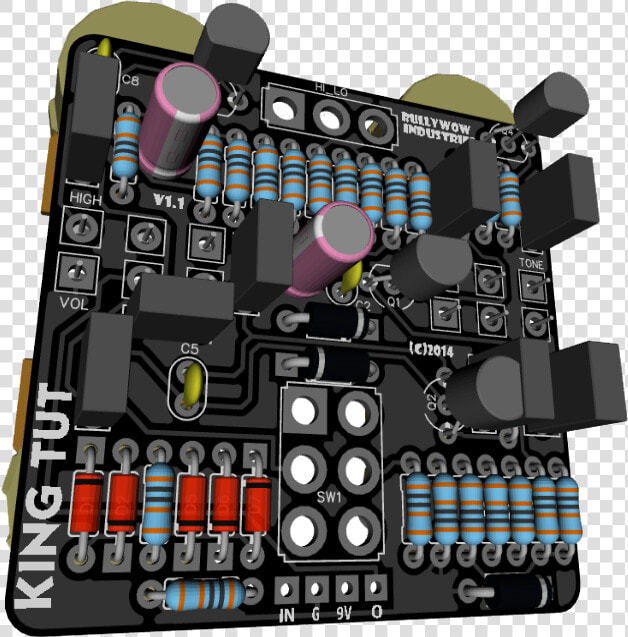 King Tut Fuzz Pcb   Png Download   Mobile Phone  Transparent PngTransparent PNG