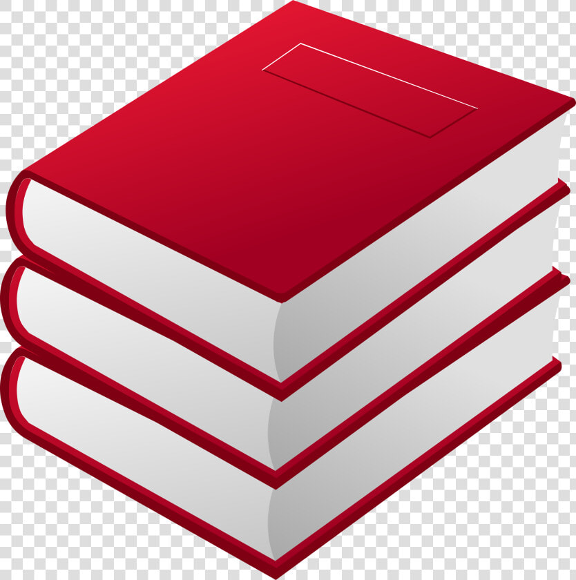 3 Red Books Clip Arts   Red Books Clipart  HD Png DownloadTransparent PNG