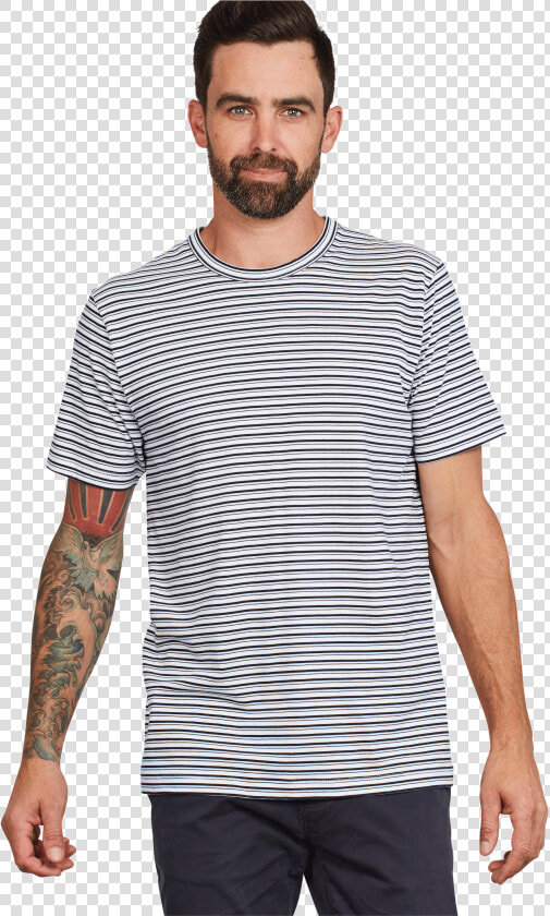 Organic Thin Stripe Tee Title Organic Thin Stripe   Neymar Official  HD Png DownloadTransparent PNG