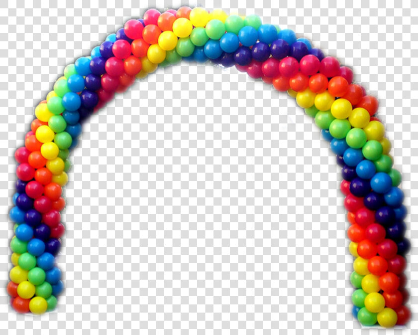 Rainbow Arch   Rainbow Balloon Arch Png  Transparent PngTransparent PNG