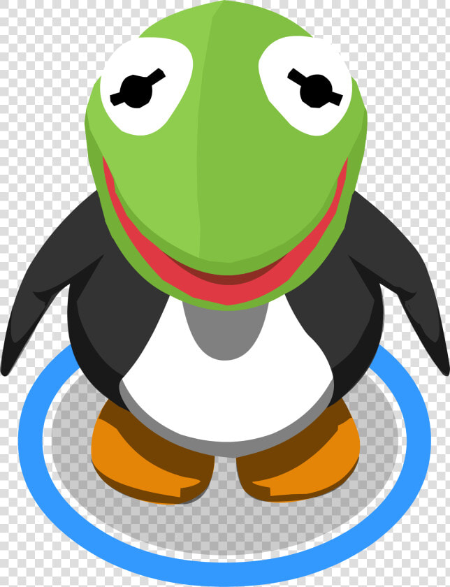 Club Penguin Kermit Costume  HD Png DownloadTransparent PNG