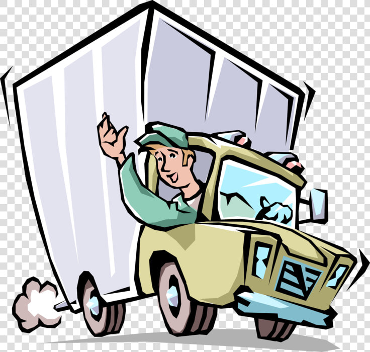 Vector Illustration Of Handymen Moving Company Mover   Deliveries Clipart  HD Png DownloadTransparent PNG