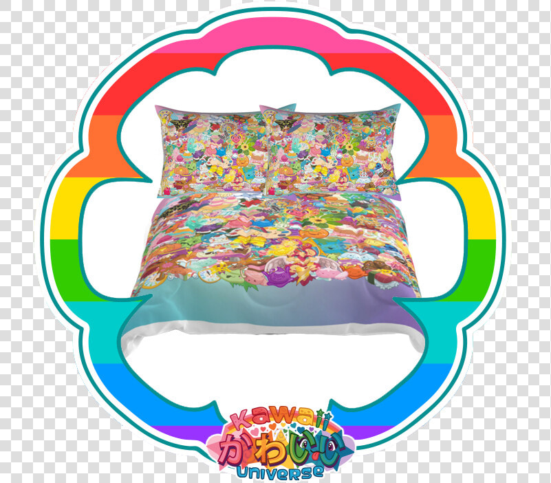 Cute Themed Comforter Blanket Neoverse Kawaii Universe   Throw Pillow  HD Png DownloadTransparent PNG