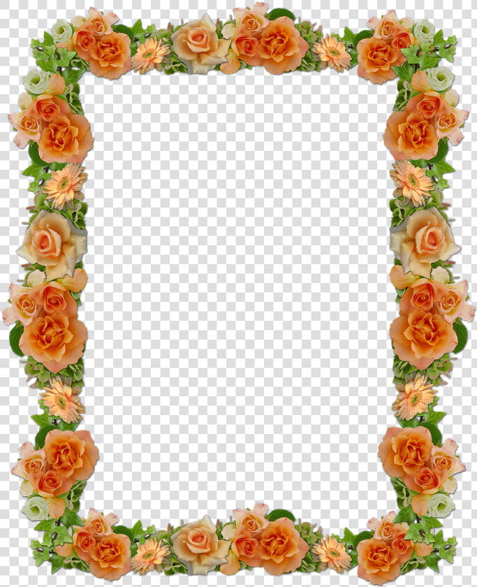 Frame Roses Wedding Free Photo   Shradhanjali Photo Frame Png  Transparent PngTransparent PNG