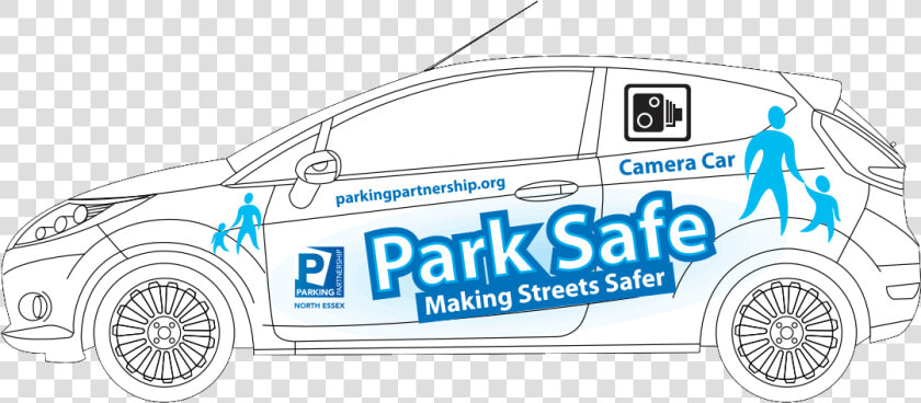 The Park Safe Car Branding City Car   Park Safe Car  HD Png DownloadTransparent PNG