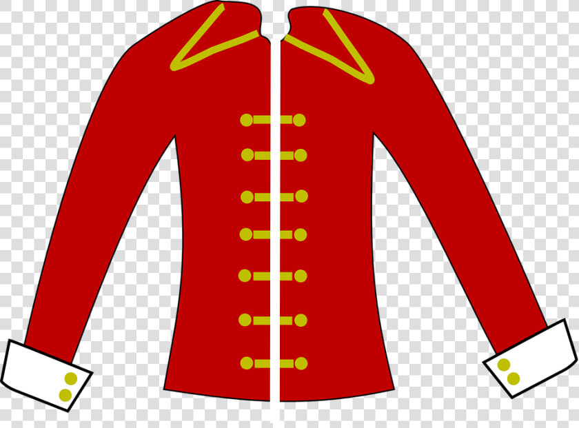 Pirate  Coat  Clothes  Captain  Red  Ornate   Red Coats British Clipart  HD Png DownloadTransparent PNG