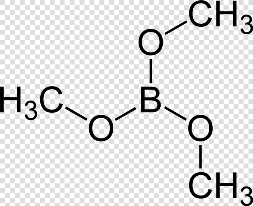 Trimethyl Borate 2d   Poly 2 Hydroxypropyl Methacrylate  HD Png DownloadTransparent PNG