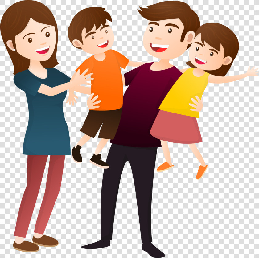 Happy Person Family Clipart Png Image   Family Clipart Transparent Background  Png DownloadTransparent PNG