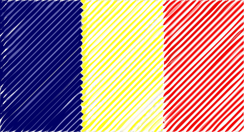 Chad Flag Linear Clip Arts   Chad Flag Transparent  HD Png DownloadTransparent PNG