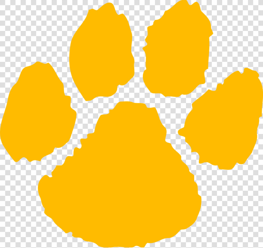 Yellow Paw Print Png   Wildcat Paw Print  Transparent PngTransparent PNG