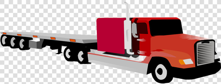 Truck 43056 960   Flatbed Truck Clip Art  HD Png DownloadTransparent PNG