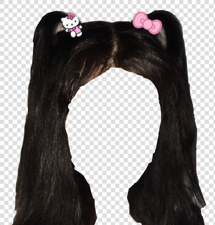  egirl  hair  egirlhair  wig  hellokitty  freetoedit   Maddy Eide  HD Png DownloadTransparent PNG