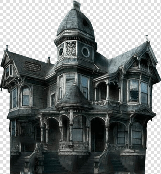 Haunted House Halloween Transparent Image   Haunted House Transparent Background  HD Png DownloadTransparent PNG