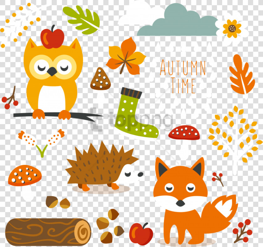 Transparent September Clip Art   Transparent Cute Fall Clipart  HD Png DownloadTransparent PNG