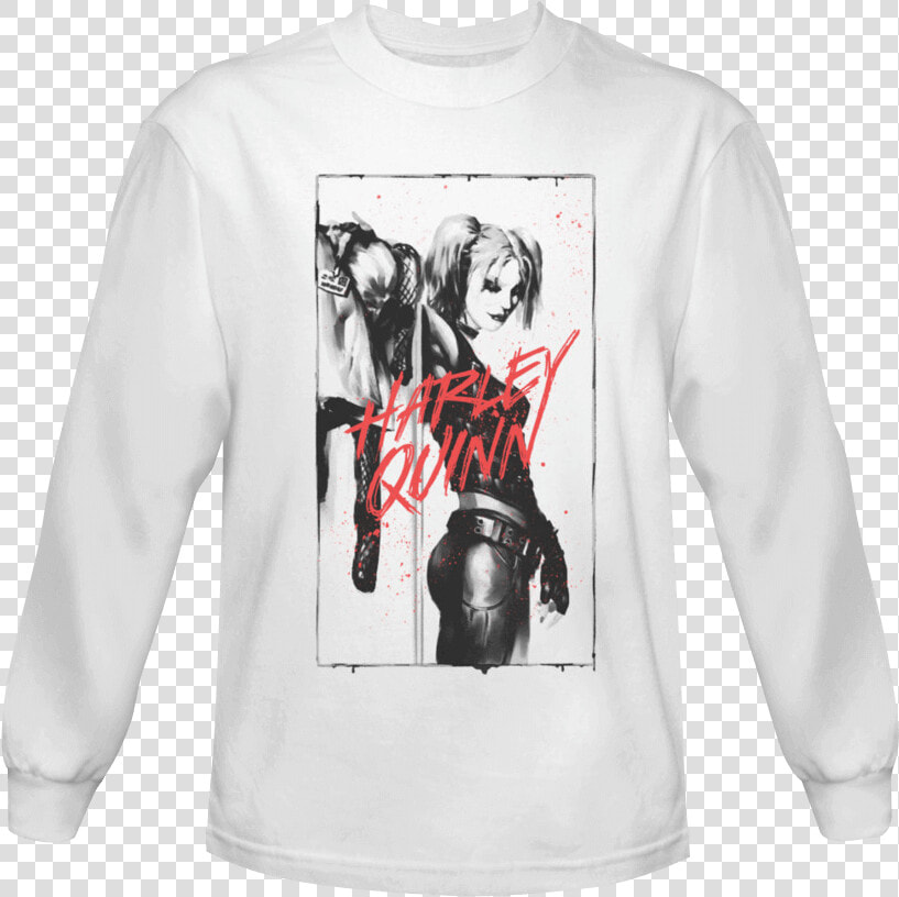 Harley Quinn Inked Long Sleeved T shirt   Printed Kenyan T Shirts  HD Png DownloadTransparent PNG