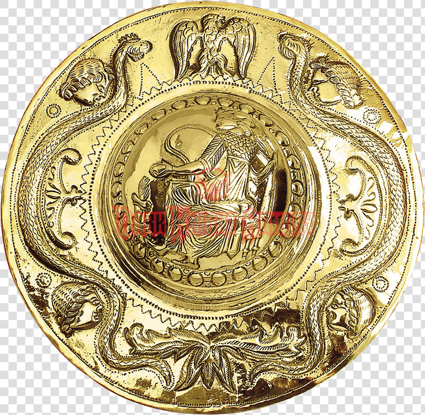 Roman Shields   Png Download   Brass Embossed Shield Boss  Transparent PngTransparent PNG