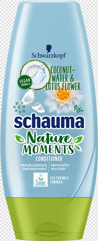 Schauma Com Nature Moments Indonesian Coconut Water   Schauma Shampoo  HD Png DownloadTransparent PNG