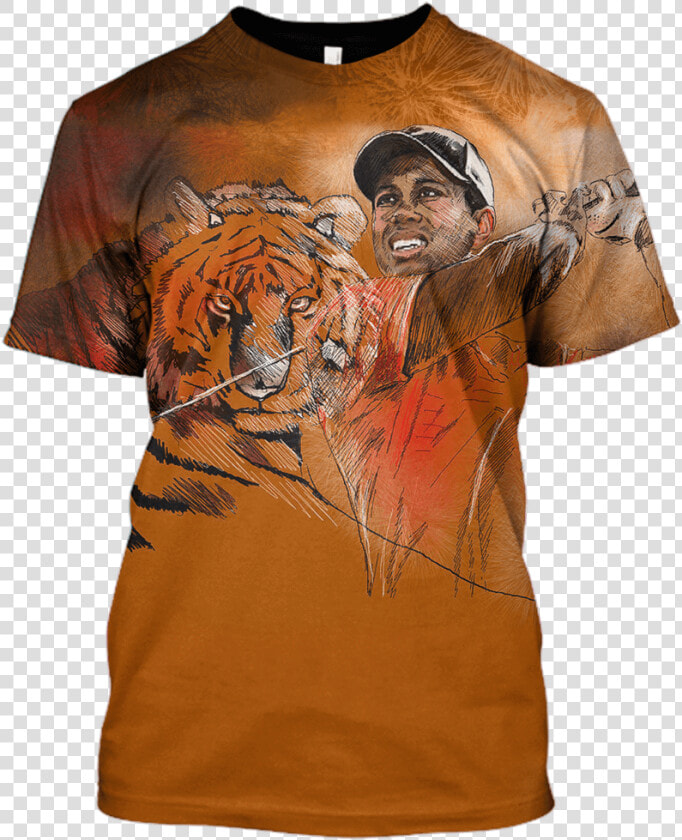 Gearhuman 3d Tiger Woods Hoodies  HD Png DownloadTransparent PNG