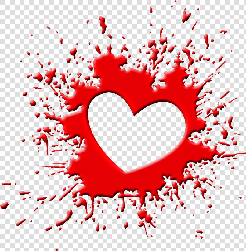 Blood Splash Png Heart   Red Blood Splash Png  Transparent PngTransparent PNG