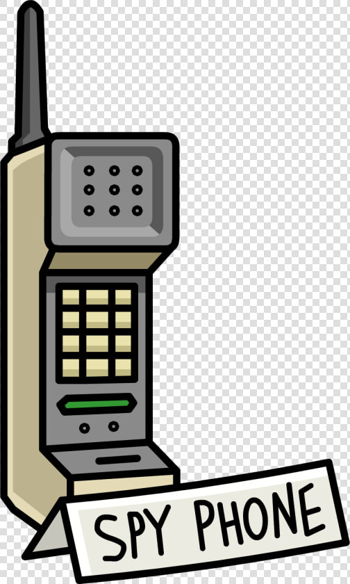 Old Spy Phone   Motorola Dynatac 8000x Clipart  HD Png DownloadTransparent PNG