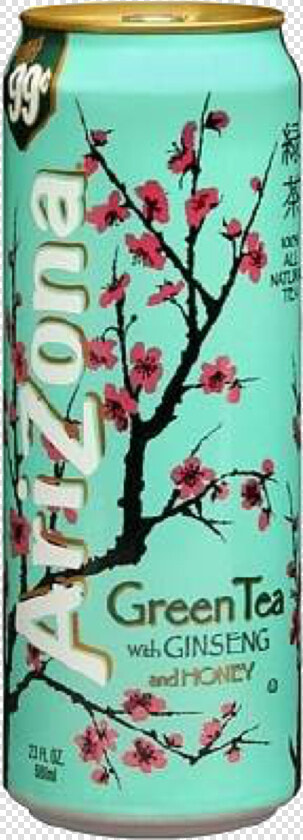 Arizona Iced Tea Green Tea Can  HD Png DownloadTransparent PNG