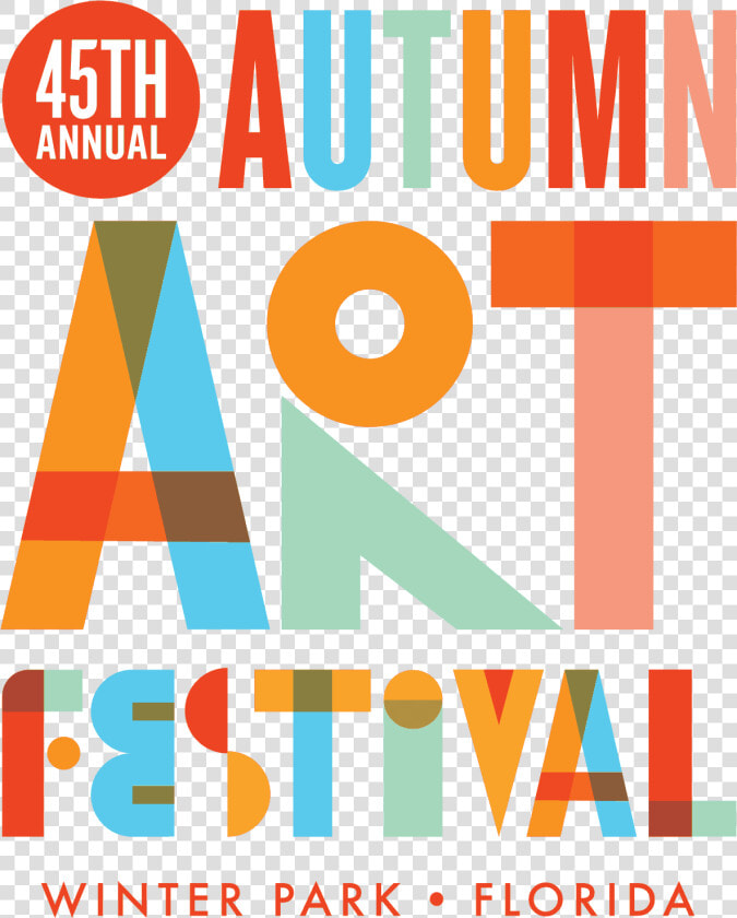 45th Annual Winter Park Autumn Art Festival   Graphic Design  HD Png DownloadTransparent PNG