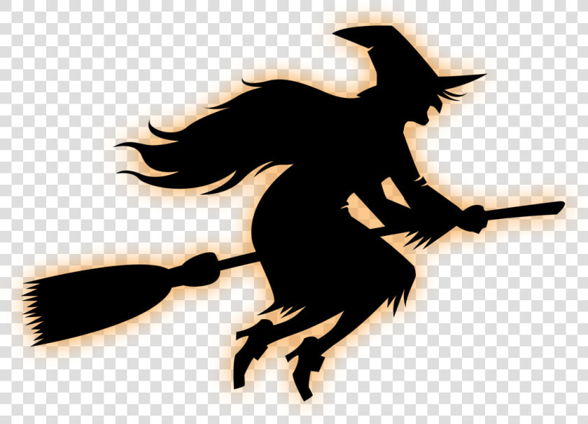 Witchs Broom Witchcraft   Halloween Witch On Broom  HD Png DownloadTransparent PNG