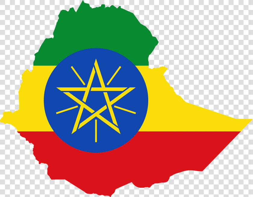 Ethiopia Flag Map  HD Png DownloadTransparent PNG