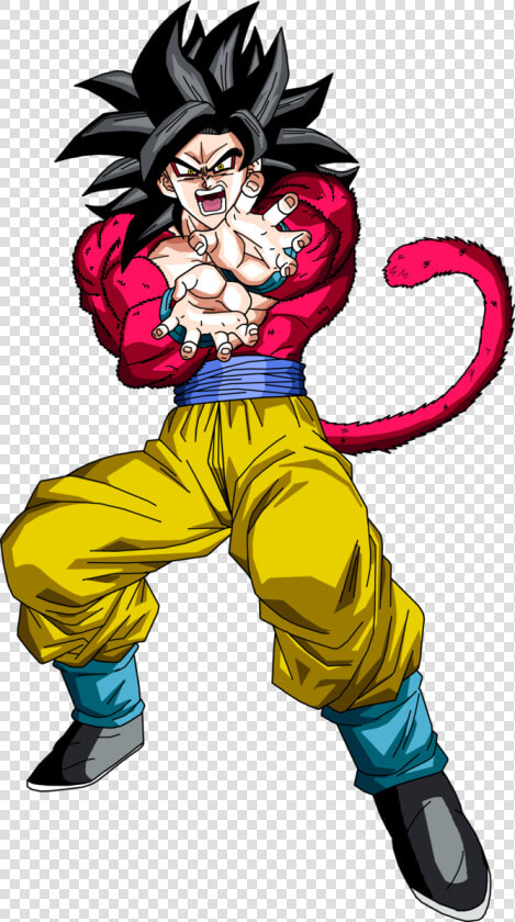 No Caption Provided   Son Goku Super Saiyan 4  HD Png DownloadTransparent PNG