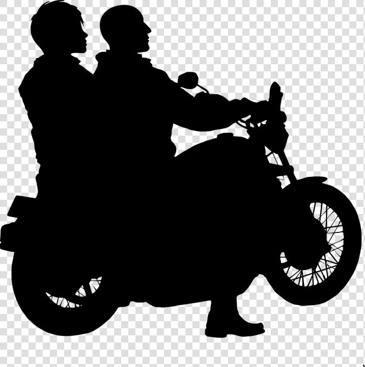 Motorcycle  Couple  Rider  Silhouette  Adventure  Biker   Motorcycle Silhouette  HD Png DownloadTransparent PNG