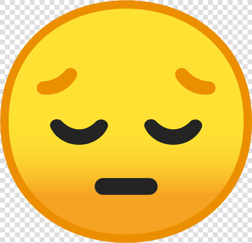 Pensive Face Icon   Emoji 😔  HD Png DownloadTransparent PNG