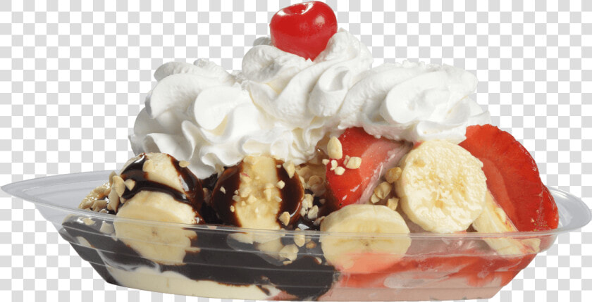 Abbotts Banana Split   Vanilla Ice Cream  HD Png DownloadTransparent PNG