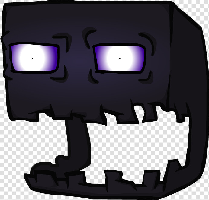 Minecraft  Enderman  Desktop Wallpaper  Purple  Fictional   Minecraft Drawings Enderman Head  HD Png DownloadTransparent PNG