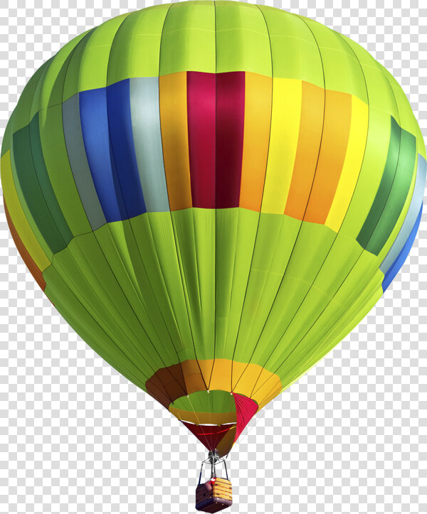 Parallax Balloon Picture Hovering Above The Clouds   Green Hot Air Balloon With Transparent Background  HD Png DownloadTransparent PNG