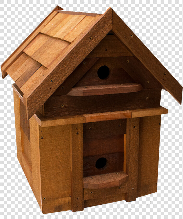 Larger Red Cedar Birdhouse   House  HD Png DownloadTransparent PNG