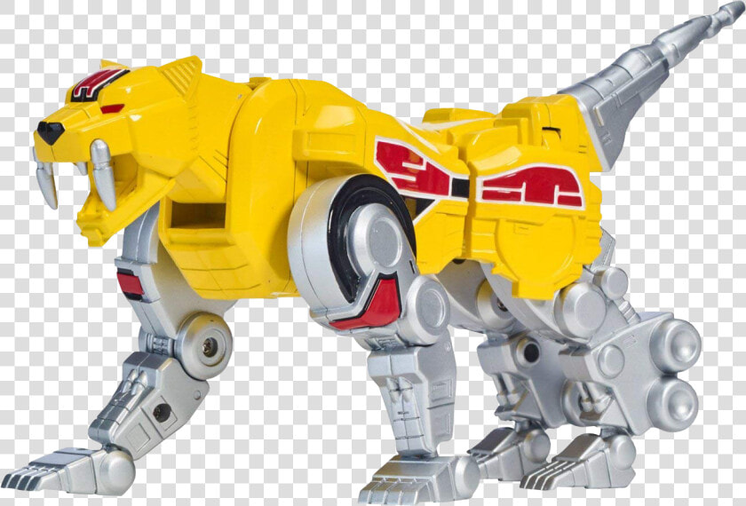 Transparent Saber Tooth Tiger Png   Power Rangers Mighty Morphin Yellow Ranger Zord  Png DownloadTransparent PNG