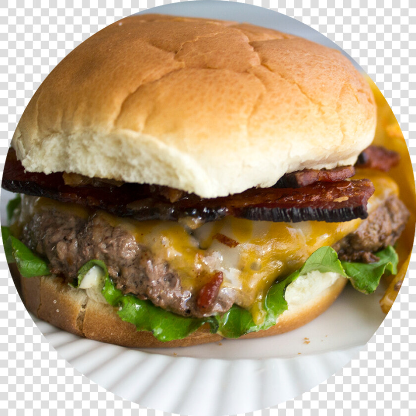 Triple Bacon Burger Square Png   Cheeseburger  Transparent PngTransparent PNG