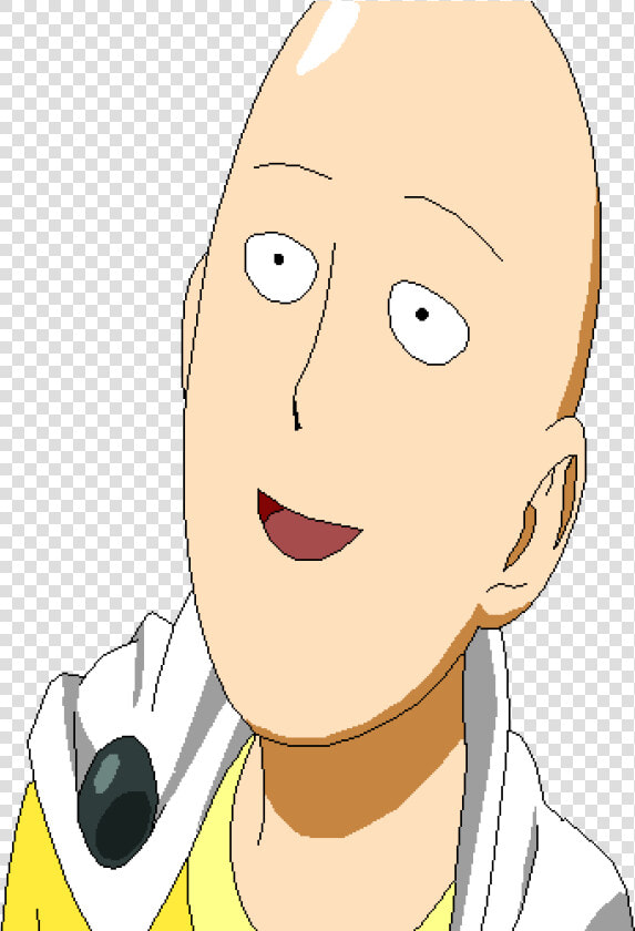 One Punch Man Saitama   One Punch Man Smiling  HD Png DownloadTransparent PNG