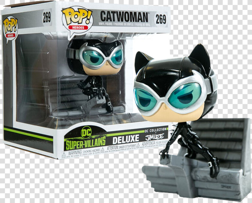 Catwoman On Rooftop Jim Lee Collection Deluxe Pop Vinyl   Catwoman Jim Lee Funko  HD Png DownloadTransparent PNG