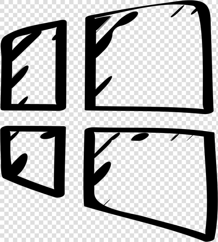 Windows 8 Sketched Logo   Windows 8  HD Png DownloadTransparent PNG