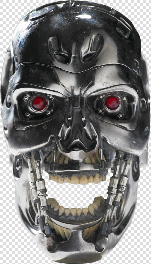 Terminator Skull Png Image   Terminator Half Face Png  Transparent PngTransparent PNG